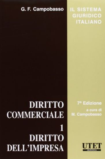 Immagine di DIRITTO COMMERCIALE. VOL. 1: DIRITTO DELL`IMPRESA. - VOLUME 1