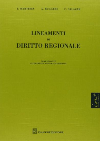 Immagine di LINEAMENTI DI DIRITTO REGIONALE