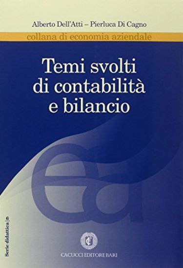 Immagine di TEMI SVOLTI DI CONTABILITA` E BILANCIO