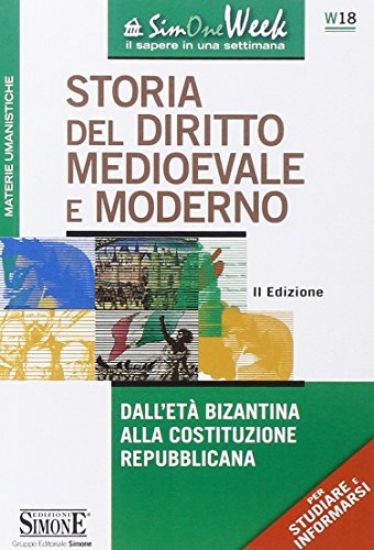 Immagine di STORIA DEL DIRITTO MEDIOEVALE E MODERNO