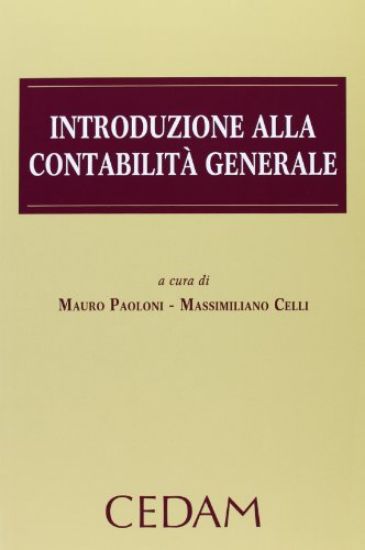 Immagine di INTRODUZIONE ALLA CONTABILITA` GENERALE