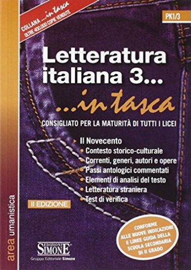 Immagine di LETTERATURA ITALIANA 3 - IL NOVECENTO