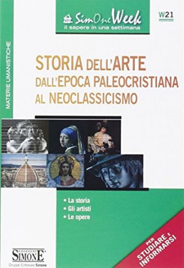 Immagine di STORIA DELL`ARTE DALL`EPOCA PALEOCRISTIANA AL NEOCLASSICISMO