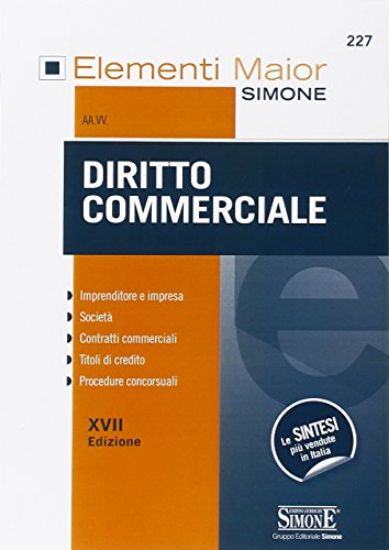 Immagine di ELEMENTI MAIOR DI DIRITTO COMMERCIALE