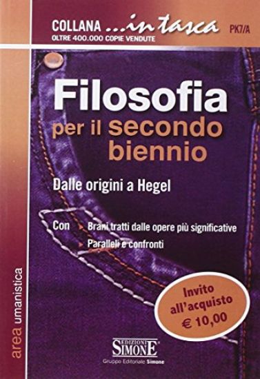 Immagine di FILOSOFIA PER IL 2° BN. DALLE ORIGINI A HEGEL