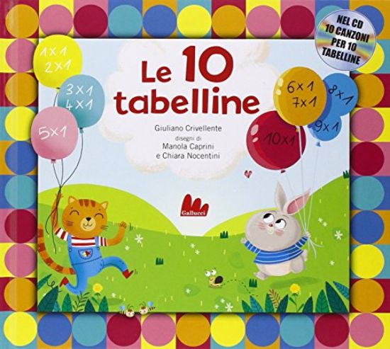 Immagine di DIECI TABELLINE + CD (LE)