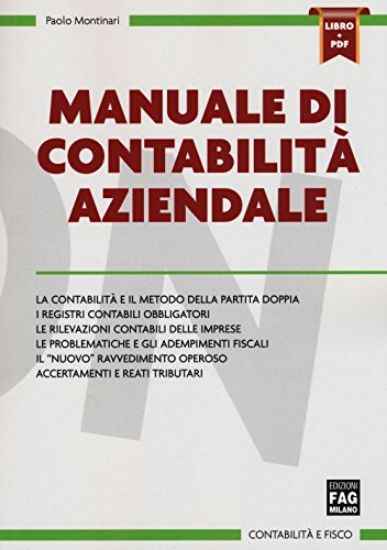 Immagine di MANUALE DI CONTABILITA` AZIENDALE