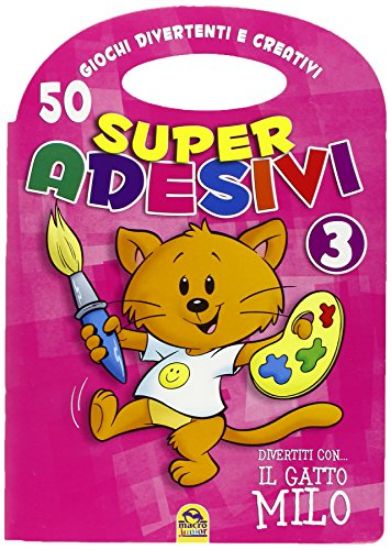 Immagine di 50 SUPER ADESIVI 3 - DIVERTITI CON IL GATTO MILO