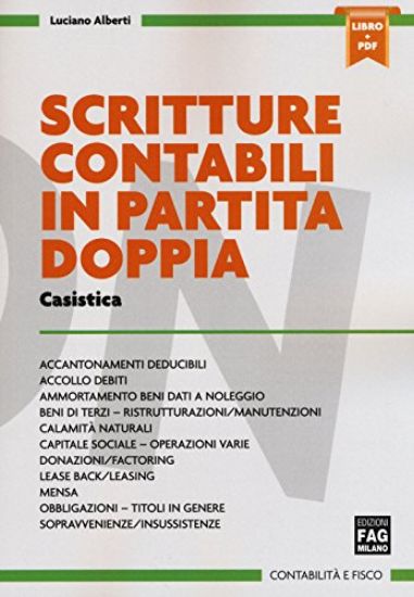 Immagine di SCRITTURE CONTABILI IN PARTITA DOPPIA - CASISTICA