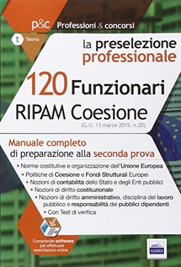 Immagine di 120 FUNZIONARI RIPAM COESIONE - MANUALE COMPLETO