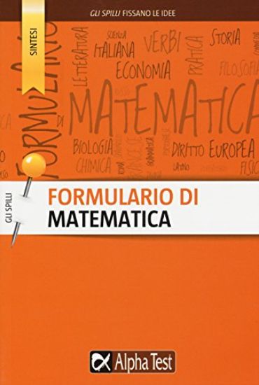 Immagine di FORMULARIO DI MATEMATICA