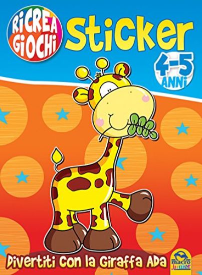 Immagine di DIVERTITI CON LA GIRAFFA ADA.  CREA GIOCHI. CON ADESIVI  4/5 ANNI