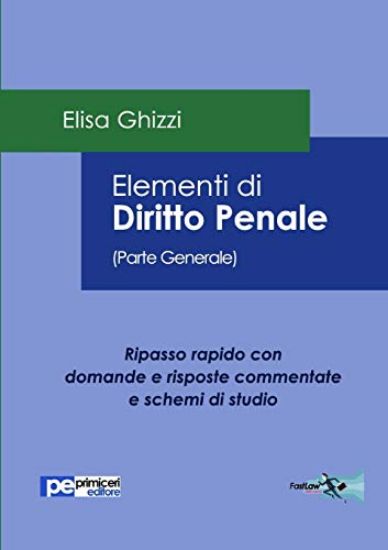 Immagine di ELEMENTI DI DIRITTO PENALE. PARTE GENERALE