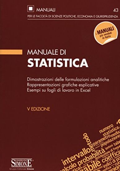 Immagine di MANUALE DI STATISTICA