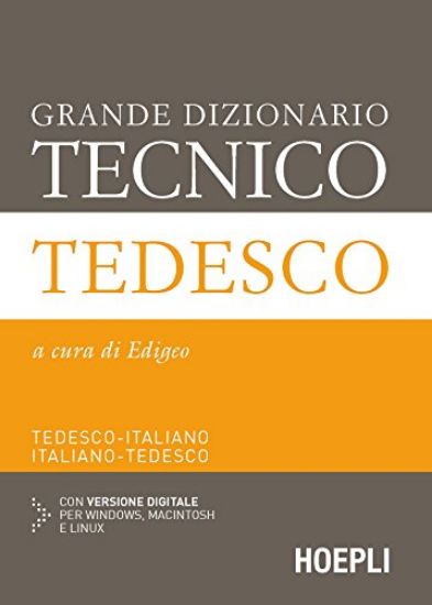 Immagine di GRANDE DIZIONARIO TECNICO TEDESCO - EDIGEO