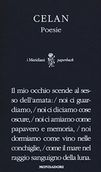 Immagine di POESIE. TESTO TEDESCO A FRONTE