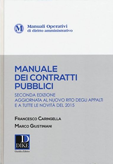 Immagine di MANUALE DEI CONTRATTI PUBBLICI