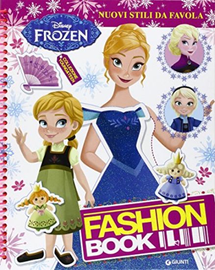 Immagine di FASHION BOOK. NUOVI STILI DA FAVOLA. FROZEN. CON ADESIVI