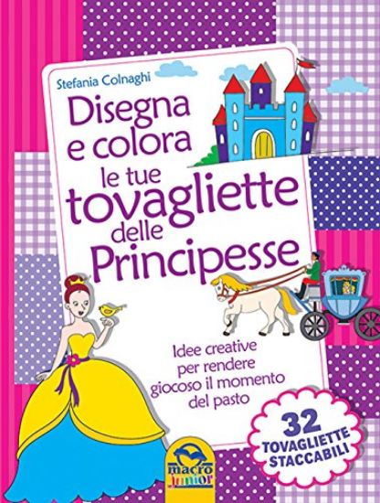 Immagine di DISEGNA E COLORA LE TUE TOVAGLIETTE DELLE PRINCIPESSE