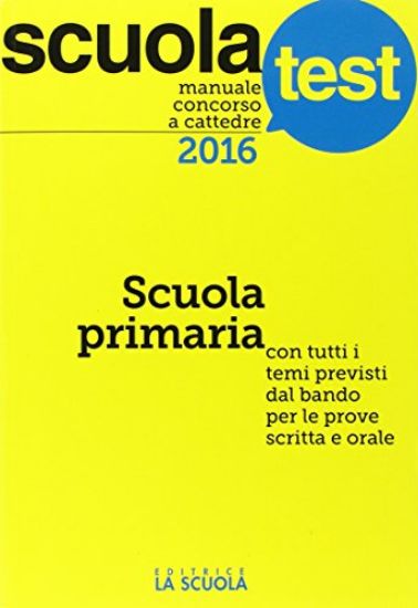 Immagine di MANUALE CONCORSO A CATTEDRE. SCUOLA PRIMARIA