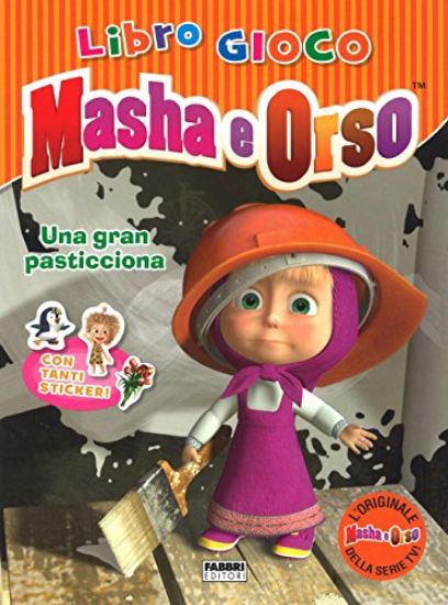 Immagine di MASHA E ORSO - UNA GRAN PASTICCIONA. LIBRO GIOCO. CON ADESIVI