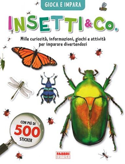 Immagine di INSETTI & CO. GIOCA E IMPARA. CON ADESIVI