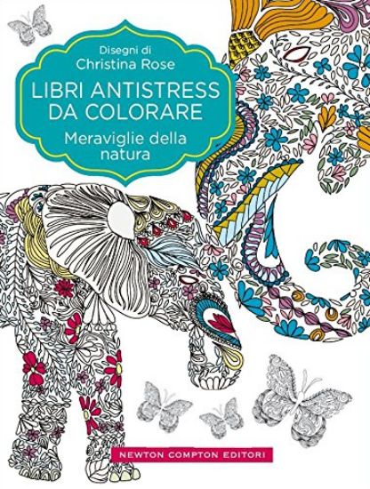 Immagine di LIBRI ANTISTRESS DA COLORARE MERAVIGLIE DELLA NATURA