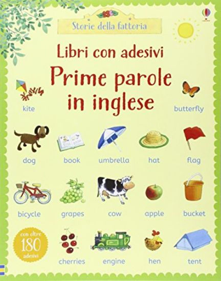 Immagine di PRIME PAROLE IN INGLESE. CON ADESIVI