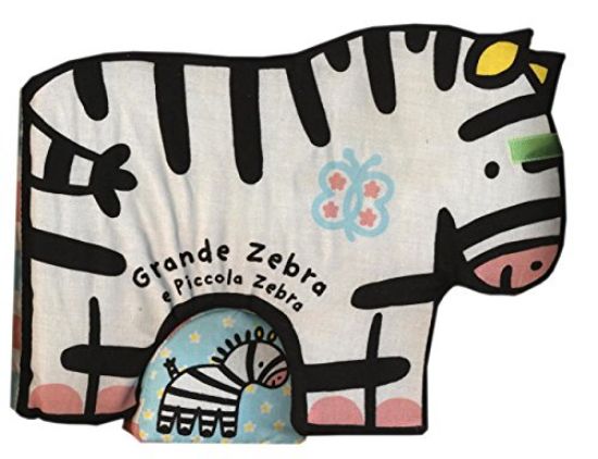 Immagine di GRANDE ZEBRA E PICCOLA ZEBRA - LIBRO DI STOFFA