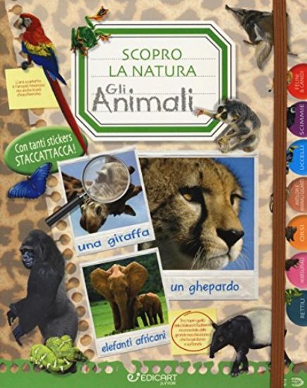 Immagine di ANIMALI (GLI) SCOPRO LA NATURA. CON ADESIVI