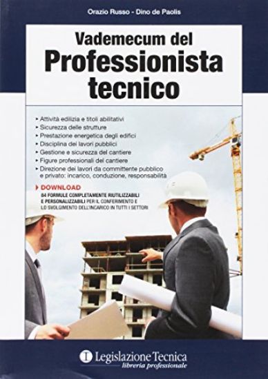 Immagine di VADEMECUM DEL PROFESSIONISTA TECNICO