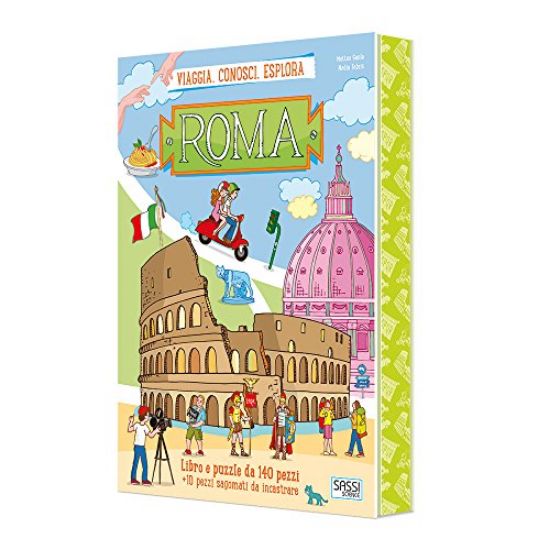 Immagine di ROMA. VIAGGIA, CONOSCI, ESPLORA. LIBRO PUZZLE