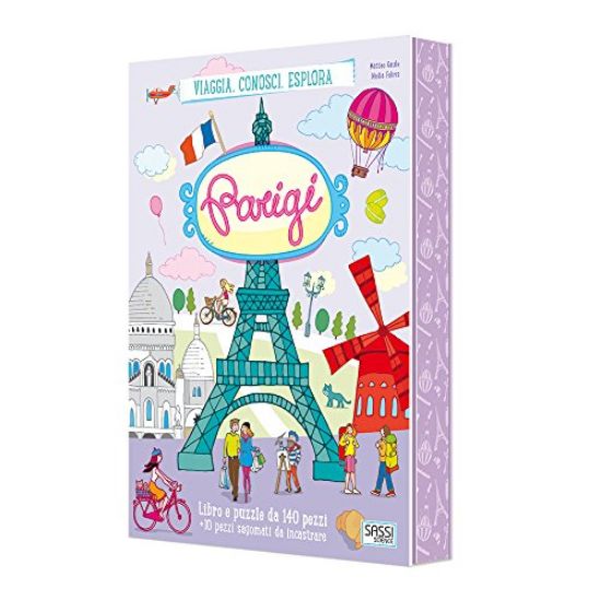 Immagine di PARIGI. VIAGGIA, CONOSCI, ESPLORA. LIBRO PUZZLE