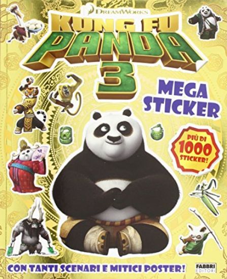 Immagine di KUNG FU PANDA 3. MEGASTICKER. CON ADESIVI. CON POSTER