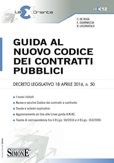 Immagine di GUIDA AL NUOVO CODICE DEI CONTRATTI PUBBLICI