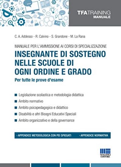 Immagine di TFA 7 INSEGNANTE DI SOSTEGNO NELLE SCUOLE DI OGNI ORDINE E GRADO - MANUALE