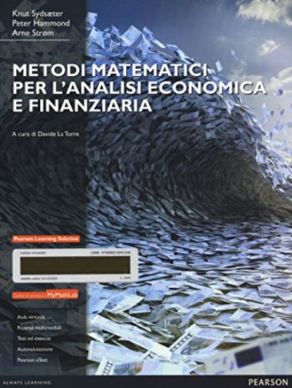 Immagine di METODI MATEMATICI PER L`ANALISI ECONOMICA E FINANZ. MML