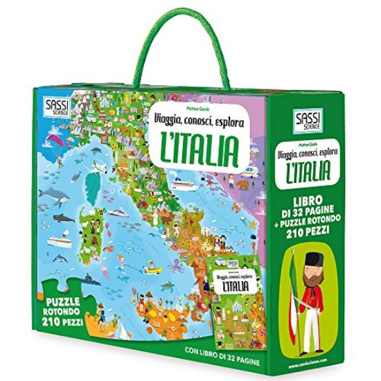 Immagine di ITALIA. VIAGGIA, CONOSCI, ESPLORA. LIBRO PUZZLE (L`)