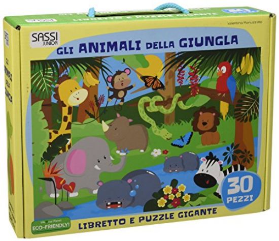 Immagine di ANIMALI DELLA GIUNGLA. LIBRO PUZZLE (GLI)