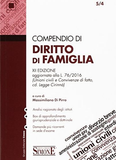 Immagine di COMPENDIO DI DIRITTO DI FAMIGLIA