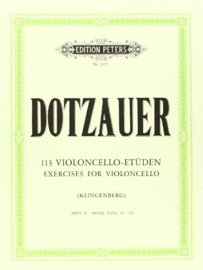 Immagine di DOTZAUER J. J. F.: 113 EXERCISES FOR VIOLONCELLO VOL. 2