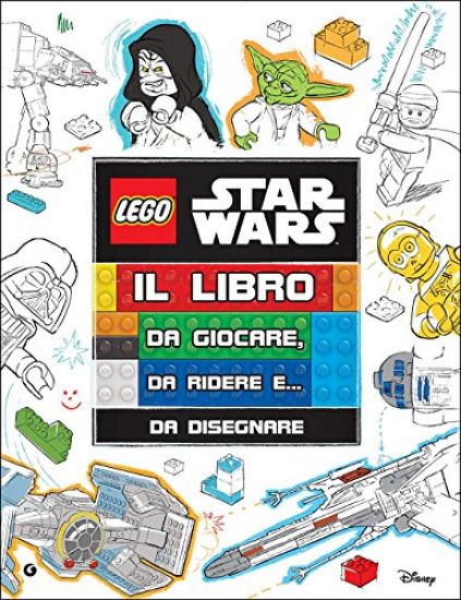 Immagine di LIBRO DA GIOCARE, DA RIDERE E... DA DISEGNARE! STAR WARS. LEGO (IL)