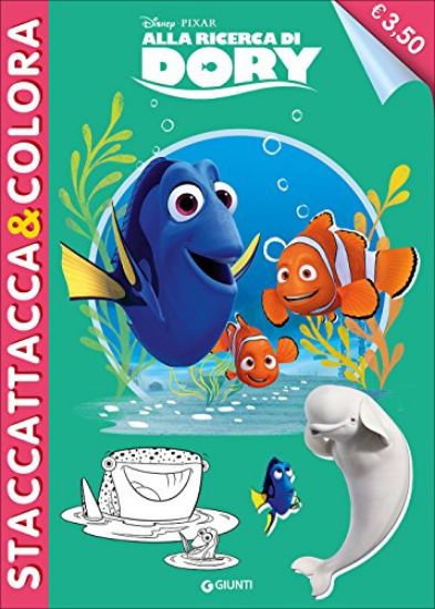 Immagine di ALLA RICERCA DI DORY. STACCATTACCA E COLORA. CON ADESIVI