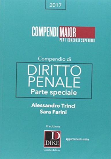 Immagine di COMPENDIO DI DIRITTO PENALE - PARTE GENERALE