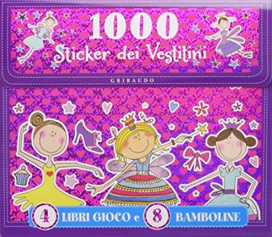 Immagine di 1000 STICKERS DEI VESTITINI. CON ADESIVI. EDIZ. A COLORI. CON ADESIVI