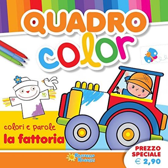 Immagine di QUADRO COLOR - LA FATTORIA - COLORI E PAROLE