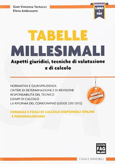 Immagine di TABELLE MILLESIMALI