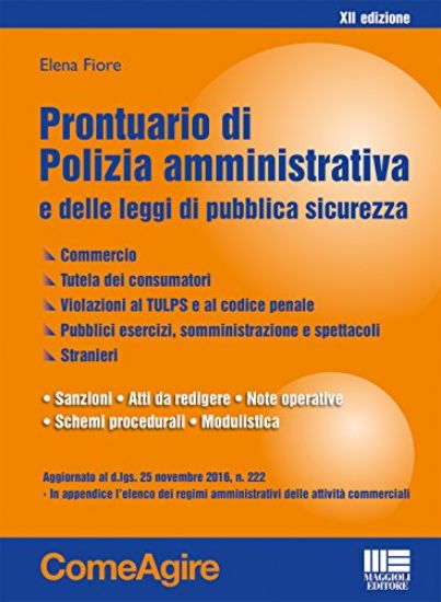 Immagine di PRONTUARIO DI POLIZIA AMMINISTRATIVA