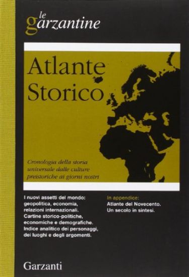 Immagine di ATLANTE STORICO CRONOLOGIA DELLA STORIA UNIVERSALE