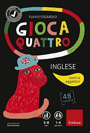 Immagine di GIOCAQUATTRO-INGLESE. NOME E AGGETTIVO